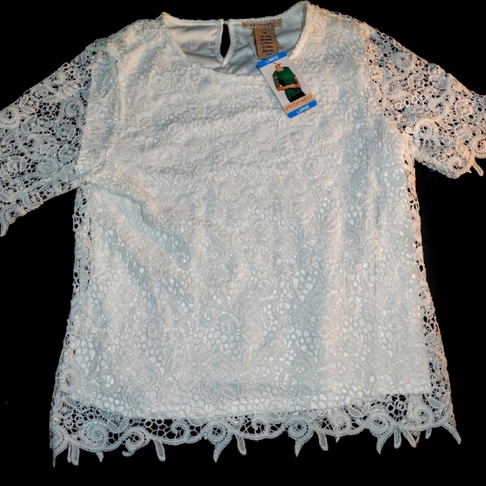 Women's Size L Philosophy Lace Blouse
